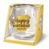 kleine presentjes glas happy birthday