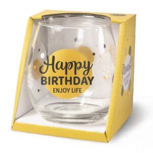 kleine presentjes glas happy birthday